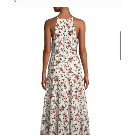 A.L.C. Floral Richards Silk MIDI Dress Sz 2 - Picture 6 of 15